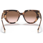 PR14WS, Caramel Tortoise and Powder/Brown Gradient Lenses