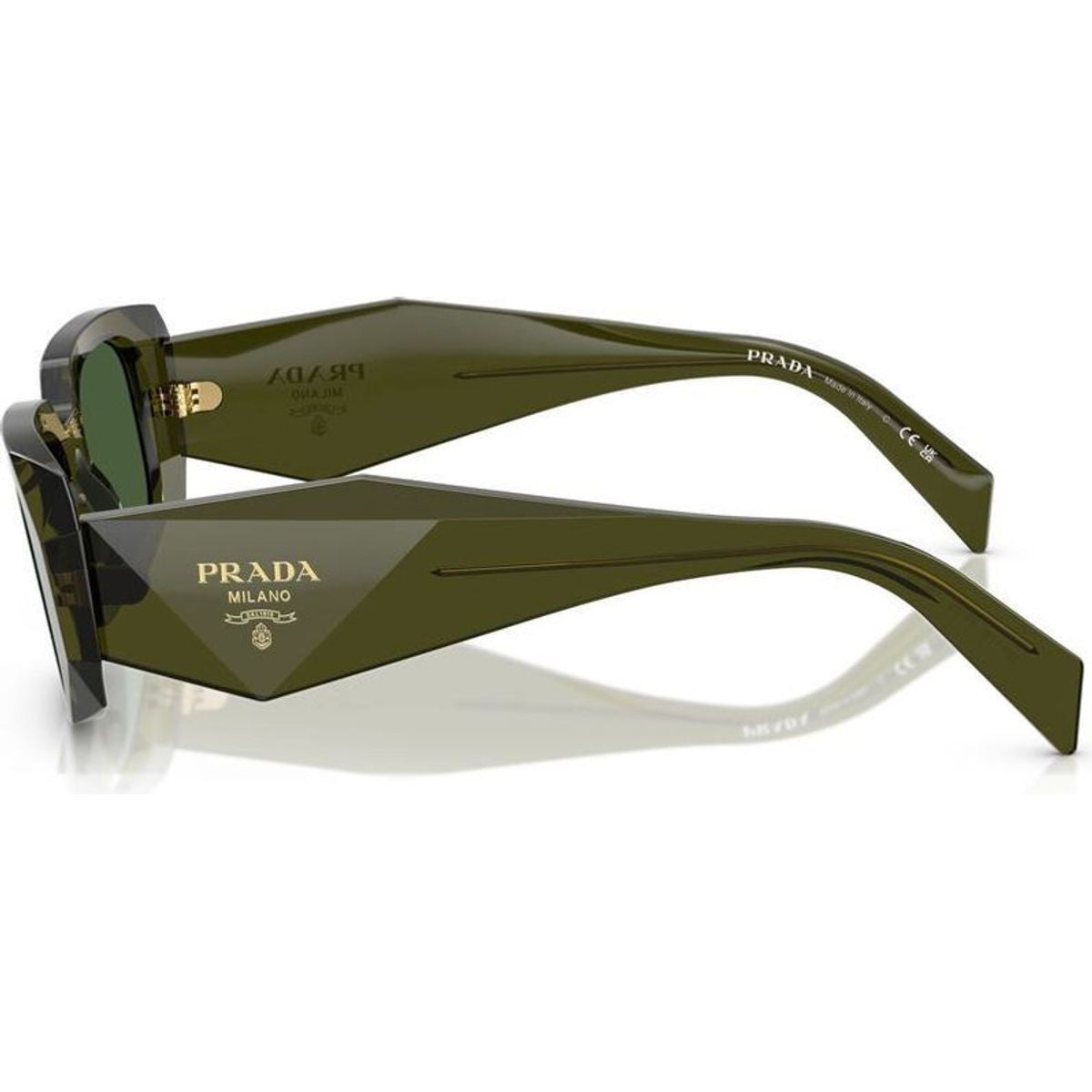 PR17WS, Transparent Bottle/Dark Green Lenses