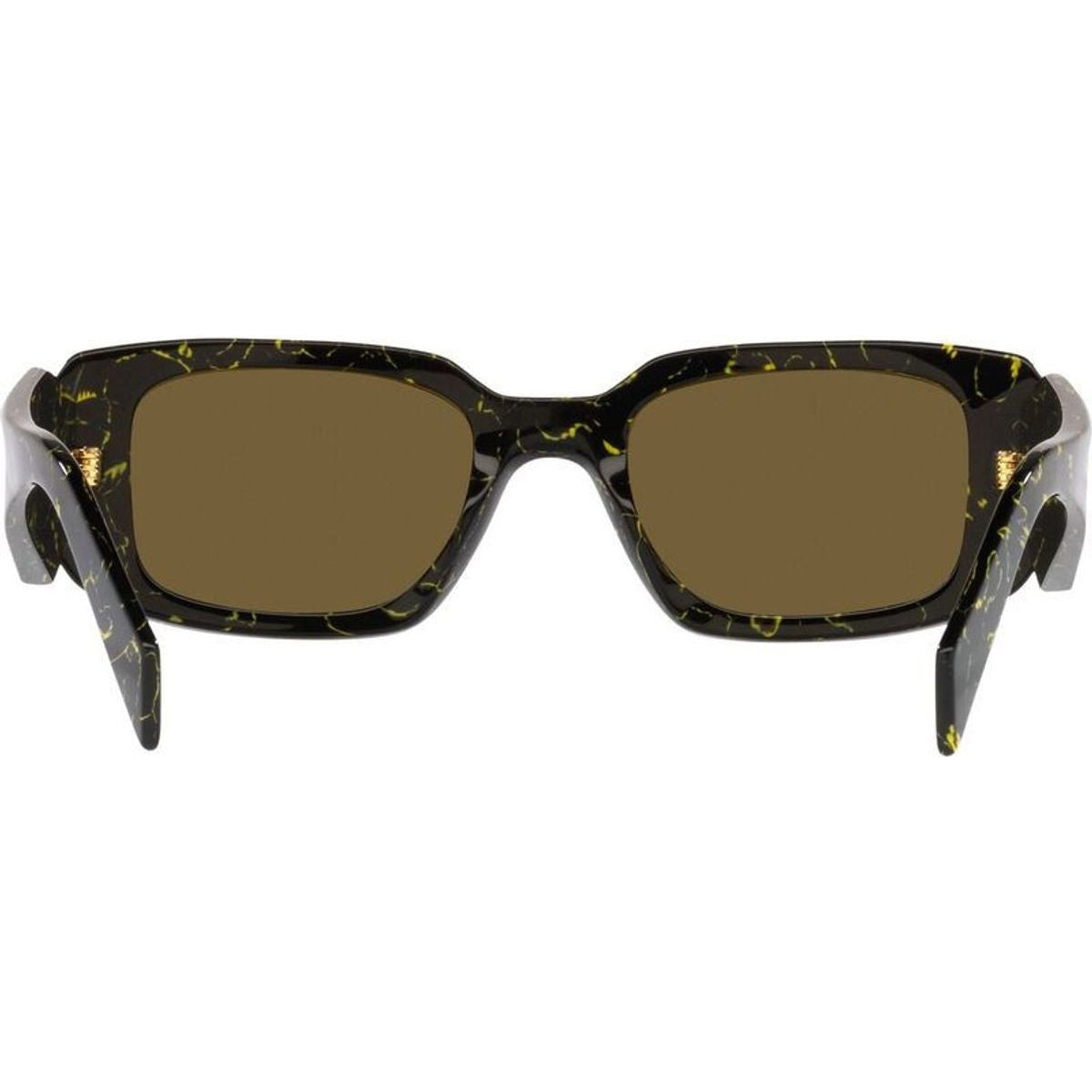 PR17WSF, Black and Yellow Marble/Dark Brown Lenses