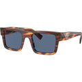 PR19WS, Striped Radica/Dark Blue Lenses
