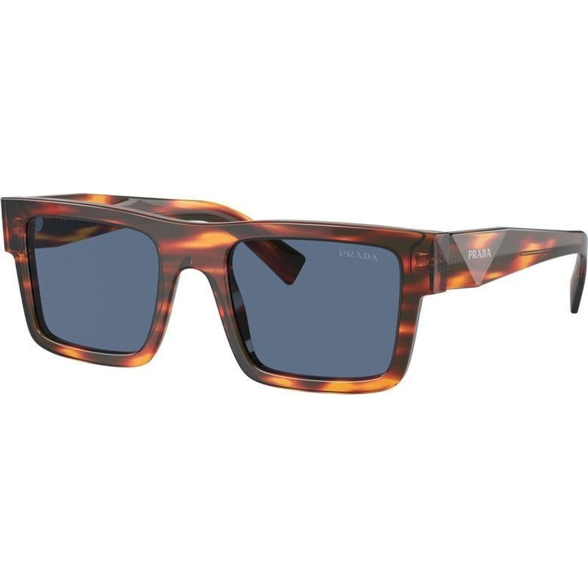 PR19WS, Striped Radica/Dark Blue Lenses