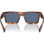 PR19WS, Striped Radica/Dark Blue Lenses