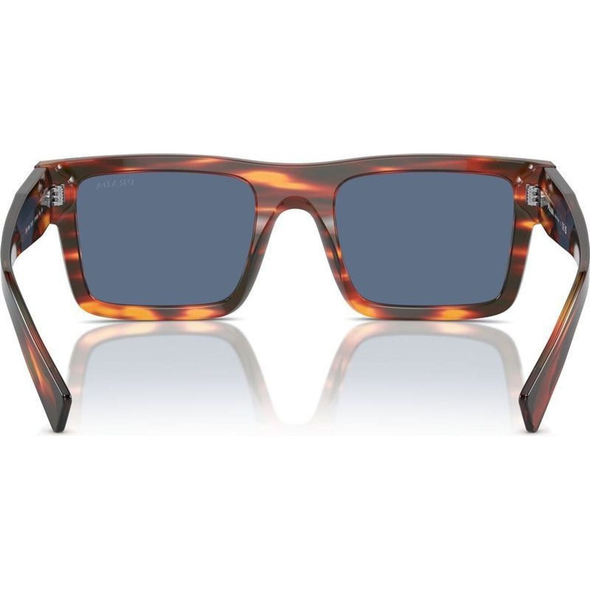 PR19WS, Striped Radica/Dark Blue Lenses