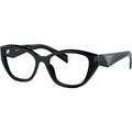 PR21ZV, Black/Clear Lenses 53 Eye Size