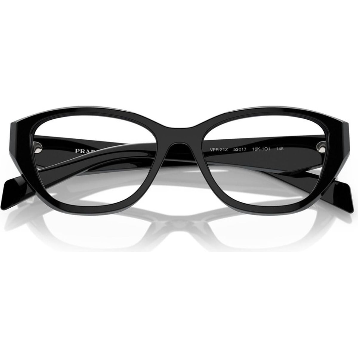 PR21ZV, Black/Clear Lenses 53 Eye Size