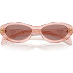 PR26ZS, Transparent Peach/Light Brown Lenses