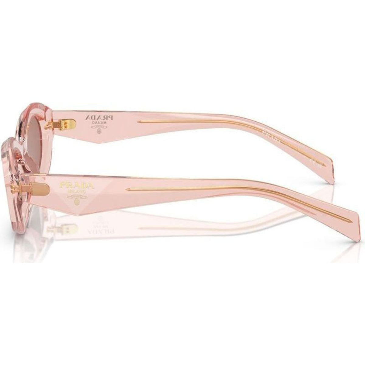 PR26ZS, Transparent Peach/Light Brown Lenses