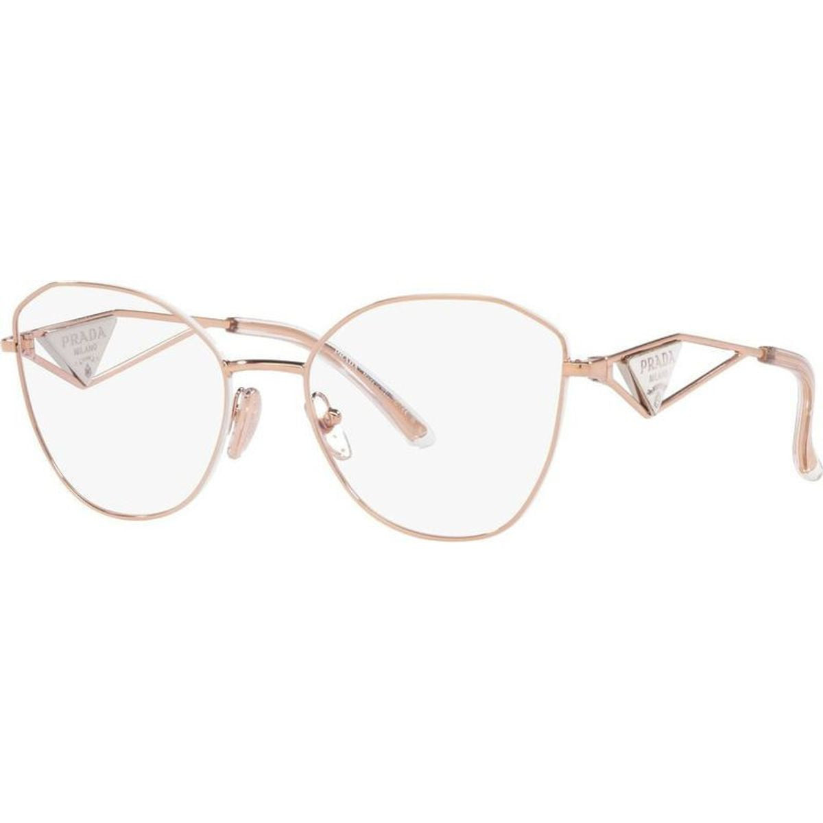 PR52ZV, Pink Gold/Clear Lenses