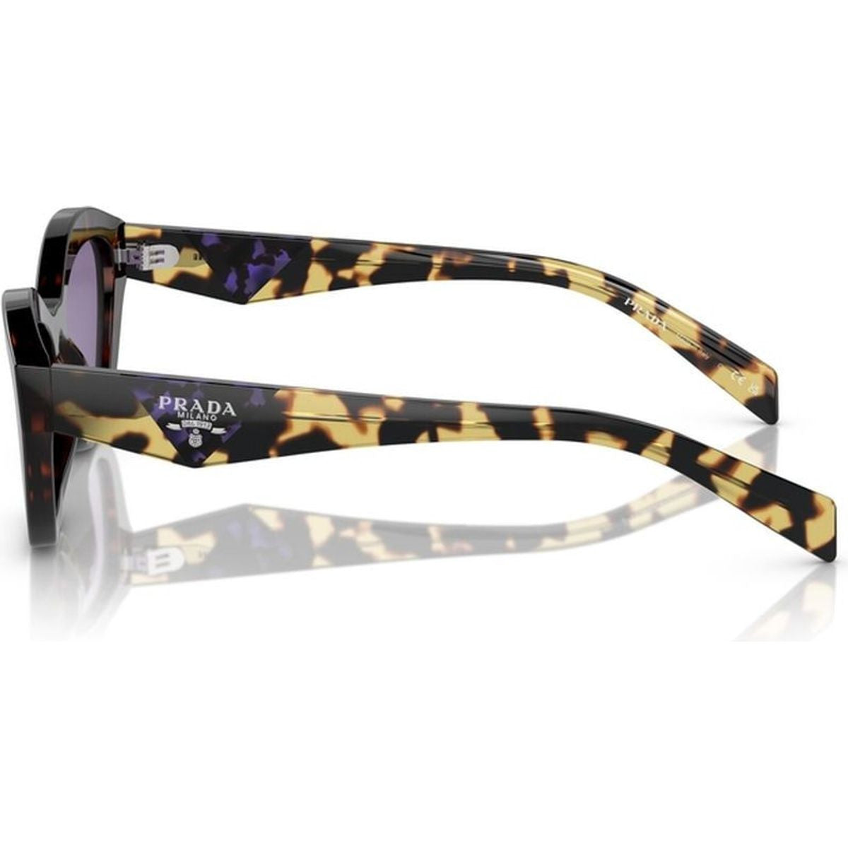 PRA02S, Havana/Violet Mirror Lenses