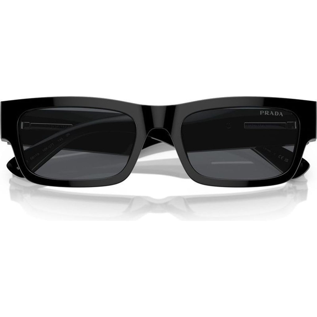PRA03S, Black/Blue Vintage Glass Lenses