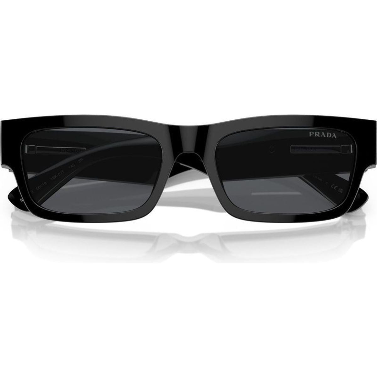 PRA03S, Black/Blue Vintage Glass Lenses