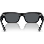PRA03S, Black/Blue Vintage Glass Lenses