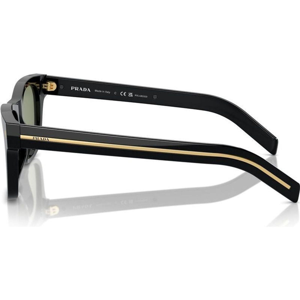 PRA17S, Black/Green Polarised Glass Lenses 54 Eye Size