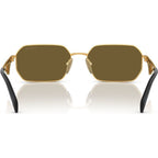PRA51S, Matte Gold/Dark Brown Lenses