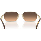 PRA51S, Pale Gold/Brown Grey Gradient Lenses