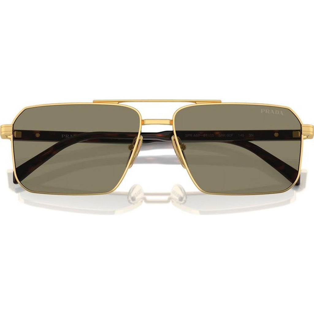 PRA57S, Gold/Light Brown Lenses 61 Eye Size