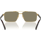 PRA57S, Gold/Light Brown Lenses 61 Eye Size