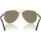 PRA58S, Gold/Light Brown Lenses 61 Eye Size
