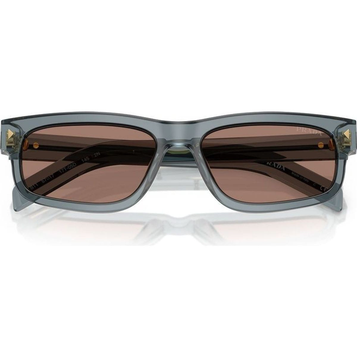 PRB11SF, Transparent Ocean/Brown Mirror Lenses