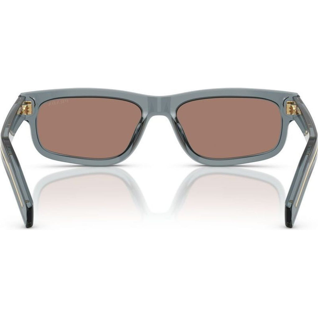 PRB11SF, Transparent Ocean/Brown Mirror Lenses