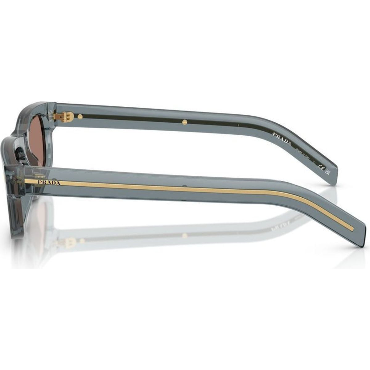 PRB11SF, Transparent Ocean/Brown Mirror Lenses