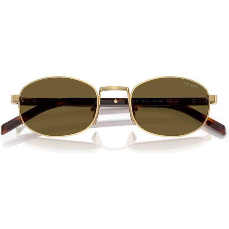 PRB53S, Gold/Dark Brown Lenses 52 Eye Size