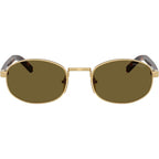 PRB53S, Gold/Dark Brown Lenses 52 Eye Size
