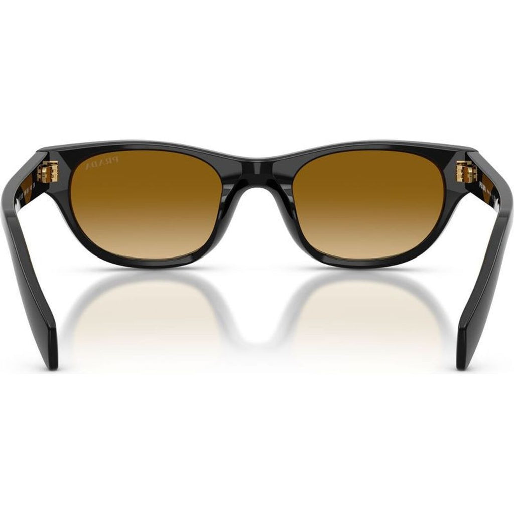 PRC08S, Black/Light Brown Yellow Gradient Lenses