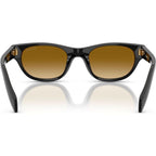 PRC08S, Black/Light Brown Yellow Gradient Lenses