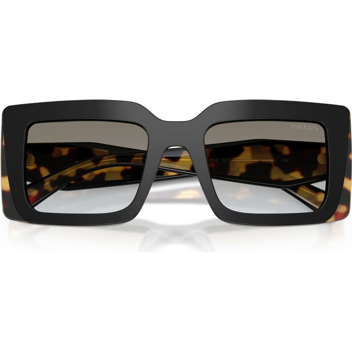 PRD01S, Black and Medium Tortoise/Grey Gradient Lenses