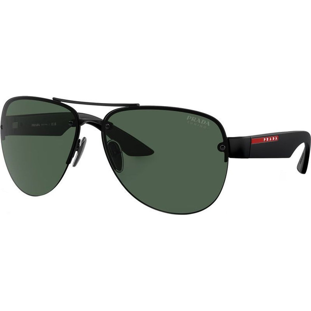 PS55YS, Matte Black/Green Lenses