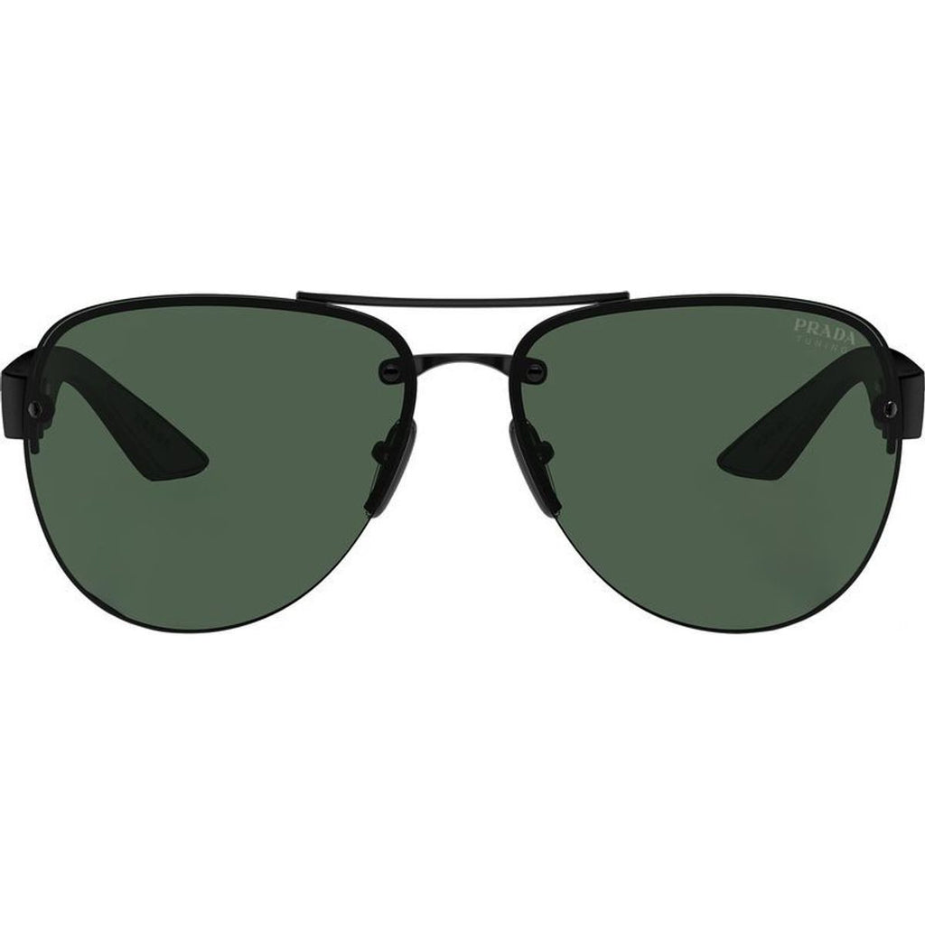 PS55YS, Matte Black/Green Lenses