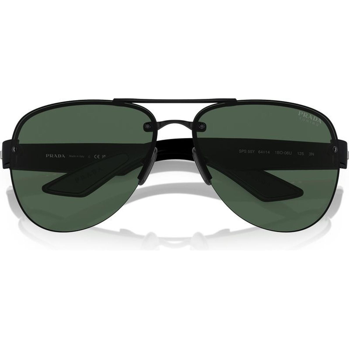 PS55YS, Matte Black/Green Lenses