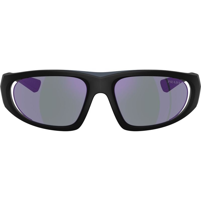 Prada Linea Rossa PSB03S Matte Back Blue Violet Mirror Front