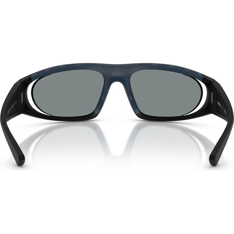 Prada Linea Rossa PSB03S Matte Back Blue Violet Mirror Inner