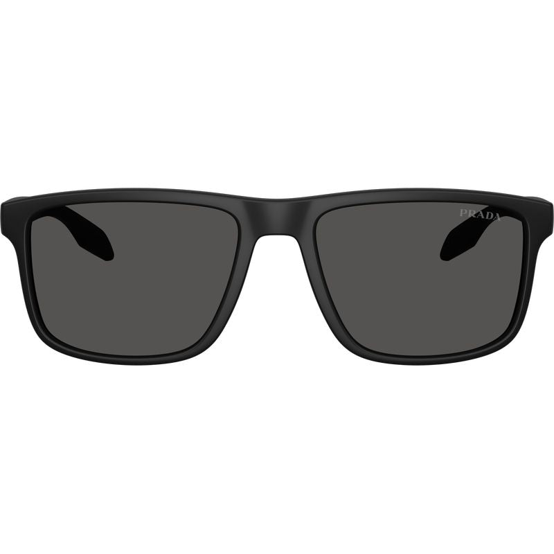 Prada Linea Rossa PSC01S Matte Black Dark Grey Front