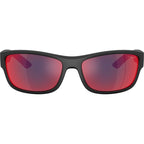 Prada Linea Rossa PSC04S Matte Black Blue Red Mirror Front