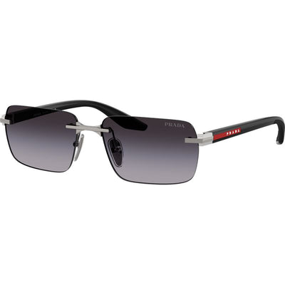 Prada Linea Rossa PSC52S Gunmetal Grey Gradient Angle