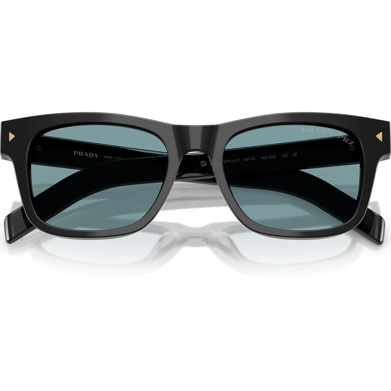 Prada PRA17S Black Green Polarised Glass Front2