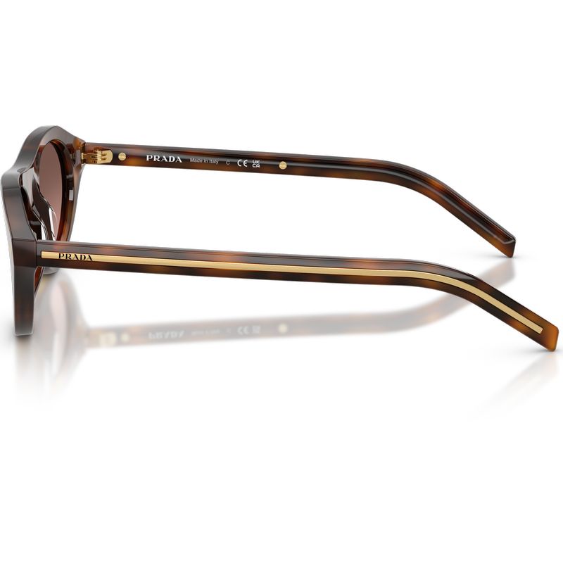 Prada PRB15S Juniper Tortoise Grey Brown Gradient Glass Side