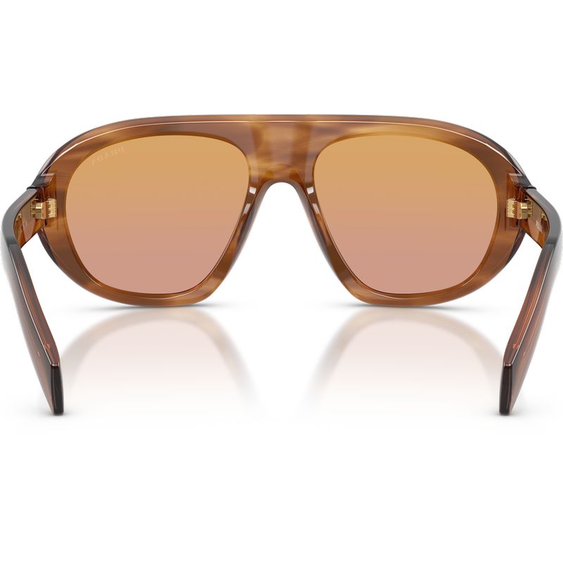 Prada PRC05S Striped Rosewood Orange Gradient Inner