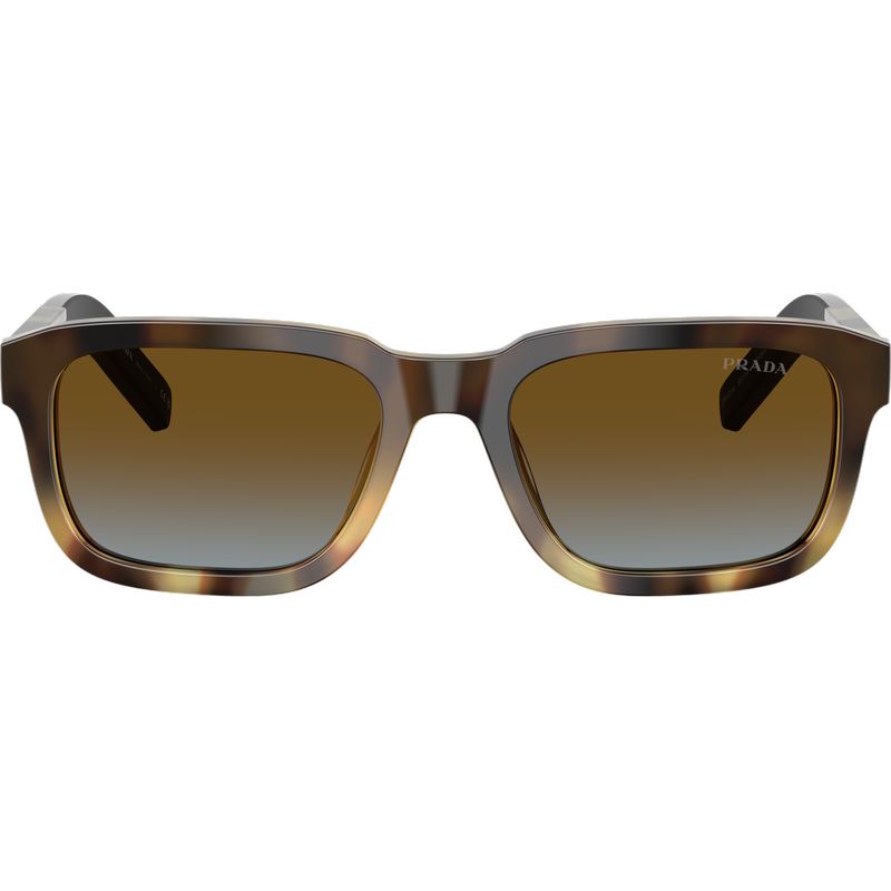 Prada PRD16S Mahogany Tortoise Gradient Blue Brown Gradient Front
