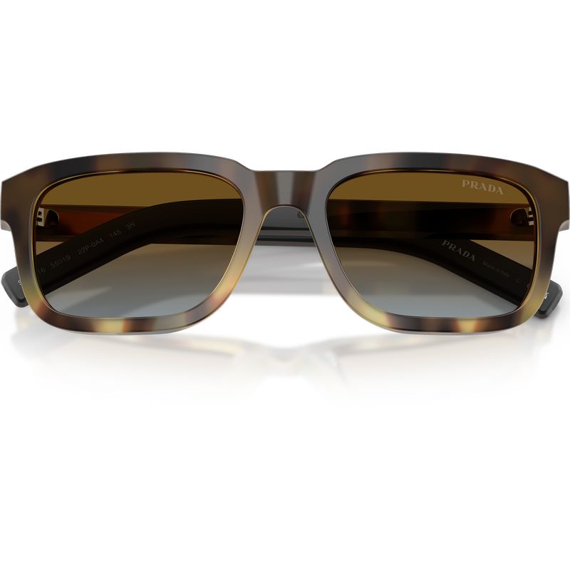 Prada PRD16S Mahogany Tortoise Gradient Blue Brown Gradient Front2