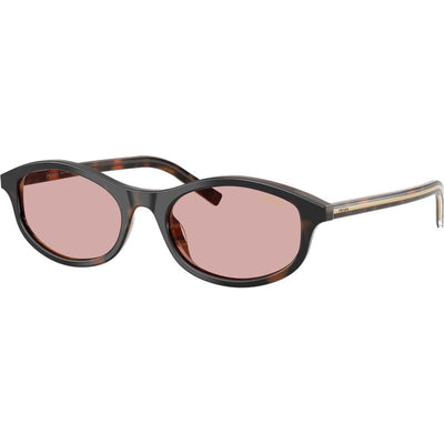 Prada PRD17S Cherry Tortoise Tobacco Horn Light Violet Angle