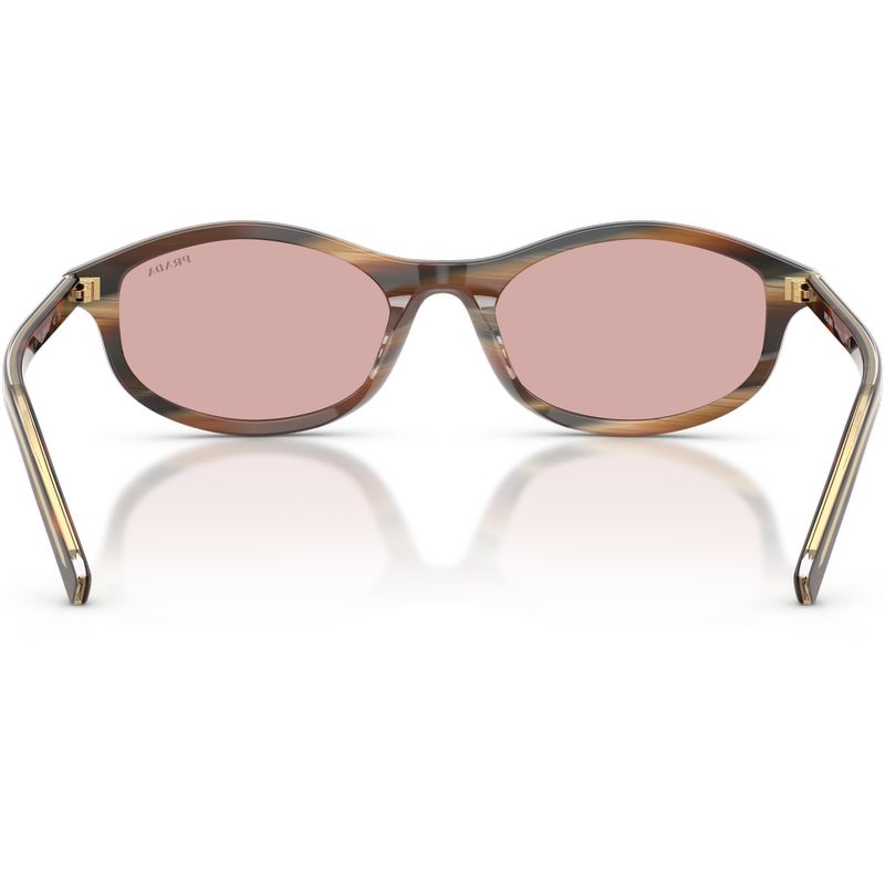 Prada PRD17S Cherry Tortoise Tobacco Horn Light Violet Inner