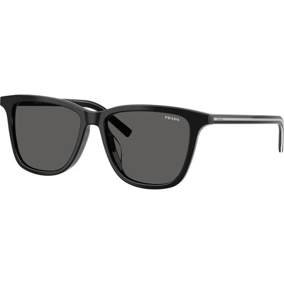 Prada PRD18SD Black Basalt Horn Dark Grey Angle