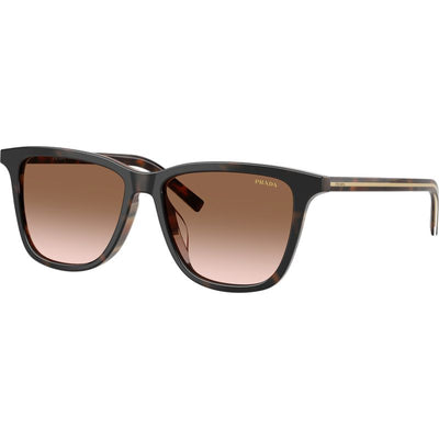 Prada PRD18SD Cherry Tortoise Tobacco Horn Brown Gradient Angle