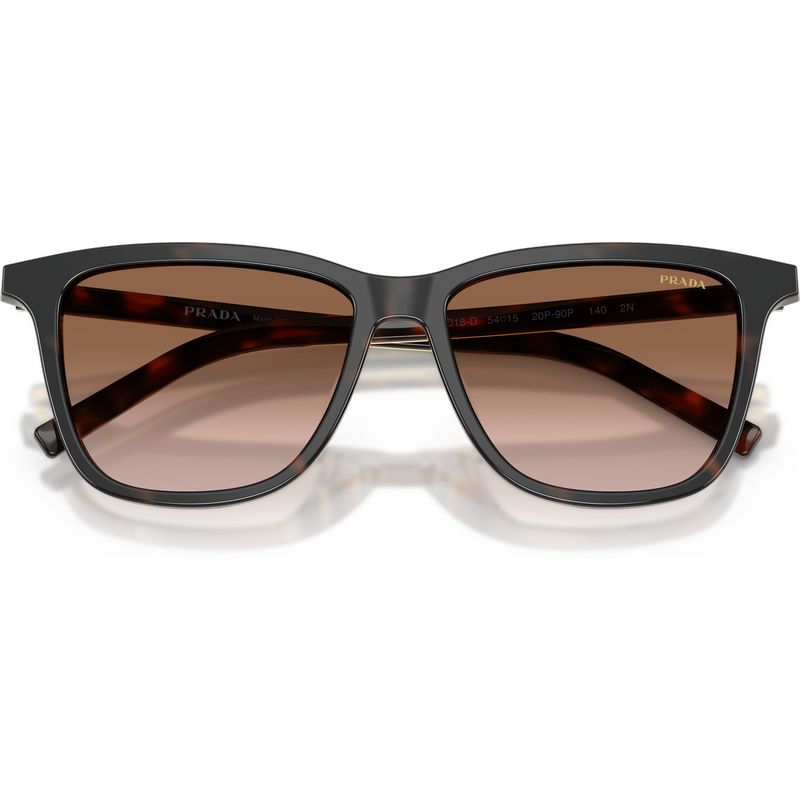 Prada PRD18SD Cherry Tortoise Tobacco Horn Brown Gradient Front2