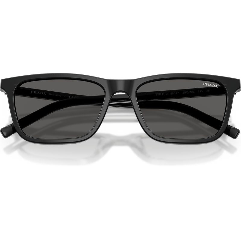 Prada PRD19S Black Basalt Horn Dark Grey Front2