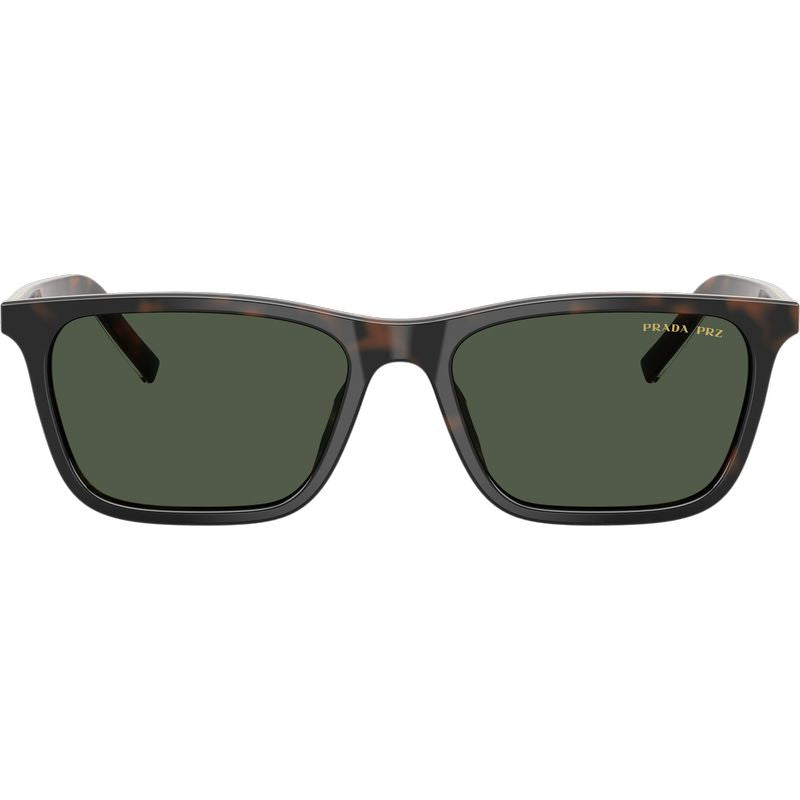 Prada PRD19S Cherry Tortoise Tobacco Horn Dark Green Polarised Front